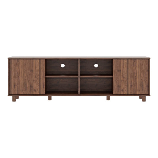 DFOLS Peppa Modern Engineered Wood TV Unit with Storage Cabinet