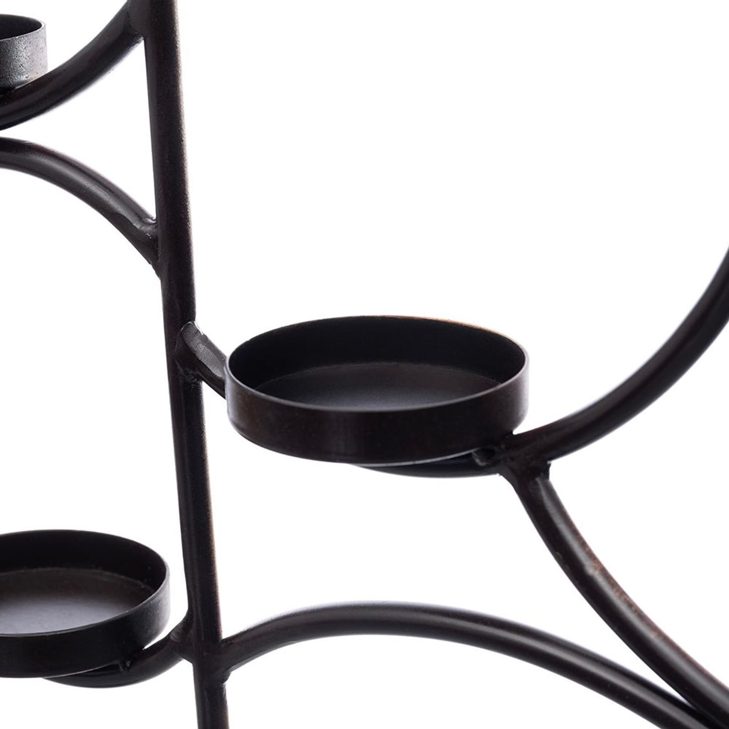 DFOLS Gold Metal Wall Rings Candle Holder – Modern Decorative Wall Accent