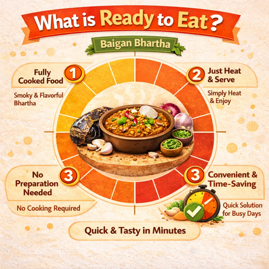 DFOL Baigan Bharta Ready to Eat Roasted Eggplant Curry 0.49lb 7.76oz 220gバイガンバルタ