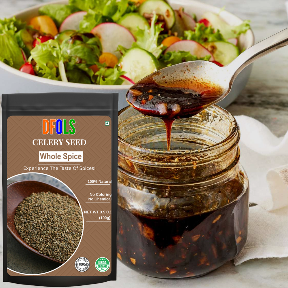 DFOLS Celery Seed Whole Spice Cooking 0.22lb 3.5oz 100g セロリシード