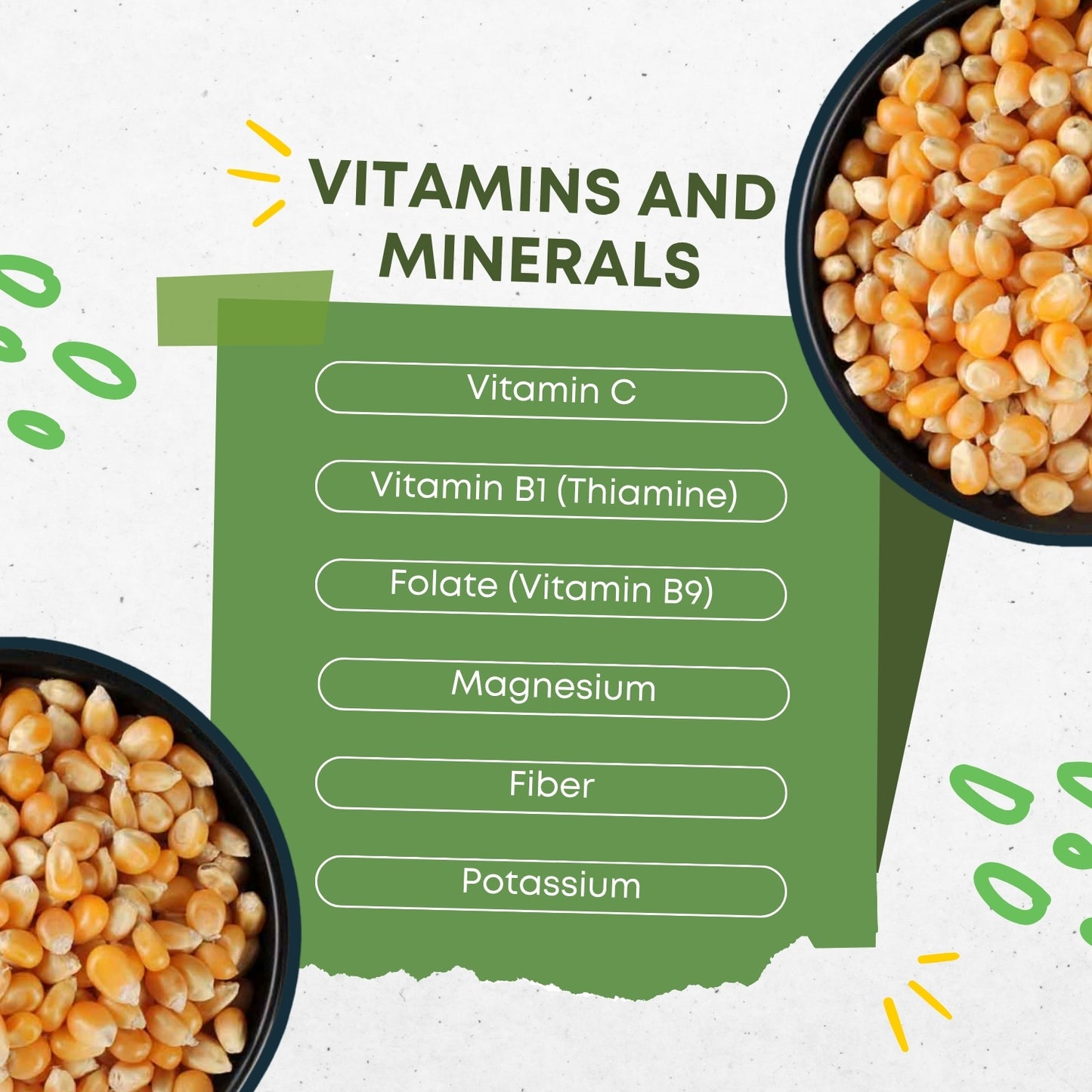 Organic Corn Kernels for Popcorn – 100% Natural, Non-GMO, Hand-Picked & Pesticide-Free | Premium Quality Popcorn Maize for Home Cooking & Snacking