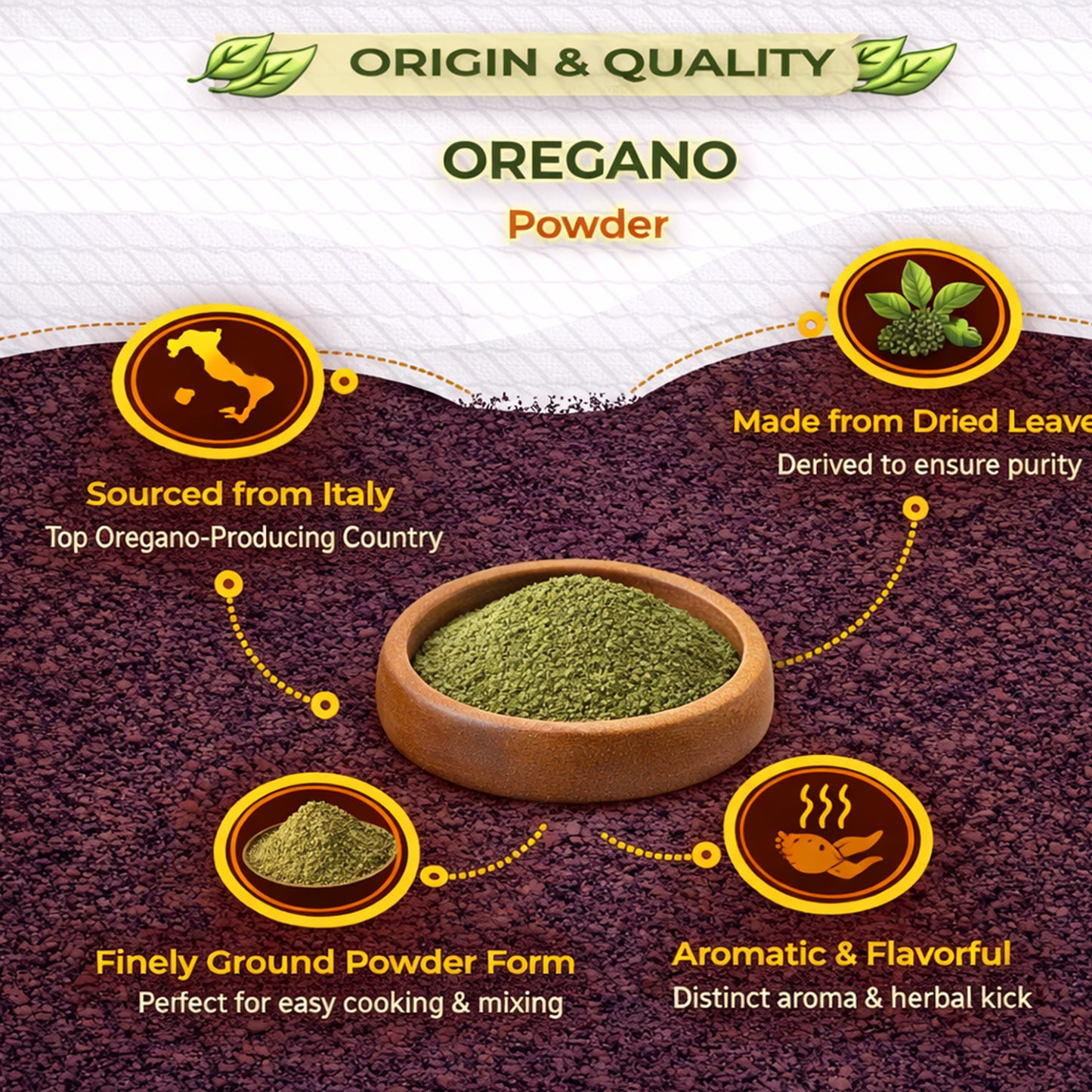 Dfols Oregano Powder 100g (3.5oz / 0.22lb) Pure Natural Herb – オレガノパウダー