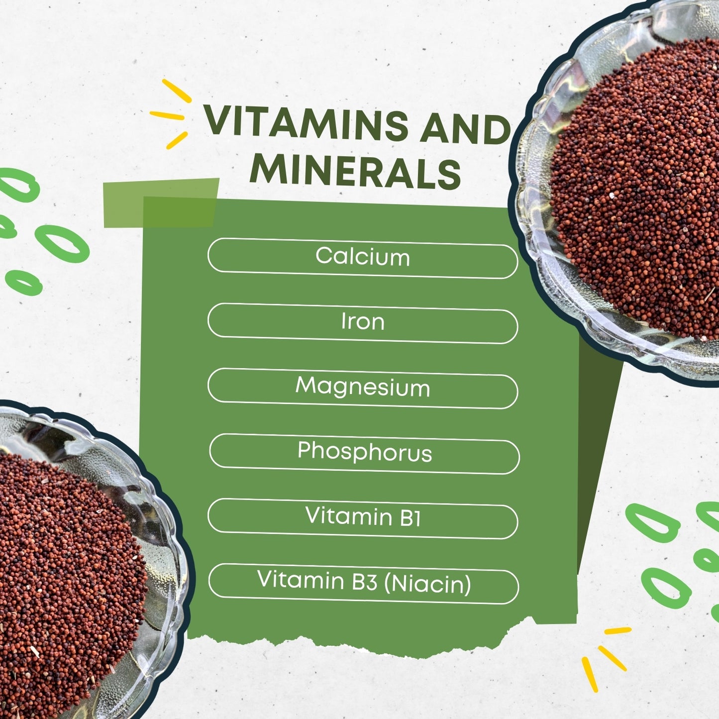 DFOLS Organic Ragi (Finger Millet) | Natural, Gluten-Free Super Grain | High Calcium, Fiber-Rich, Hand-Picked & Pesticide-Free | Nutrient-Dense Millet for Daily Nutrition