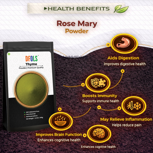 Dfols Rosemary Powder 100g (3.5oz / 0.22lb) Pure Natural Herb – ローズマリーパウダー