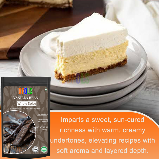 DFOLS Vanilla Bean Whole Spice Cooking 0.22lb 3.5oz 100g バニラビーンズ