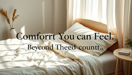 🛏️ Thread Count Myth – What Really Makes a Bedsheet Comfortable?