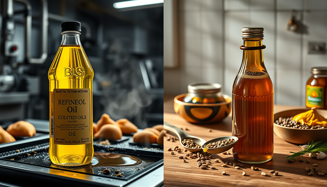 🛢️ Cold-Pressed Oils vs Refined Oils What’s the Real Difference?