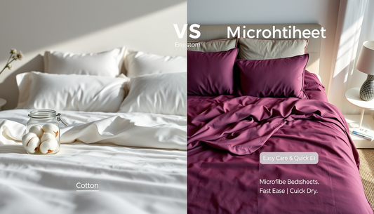 🛏️ Cotton vs Microfiber Bedsheets Which Is Better for Your Sleep?