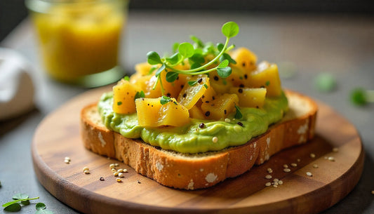 🥑 Sourdough Toast with Pickle-Avocado Mash