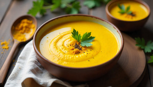 🥛 Detox Mung Bean Soup with Turmeric & Cold-Pressed Oil