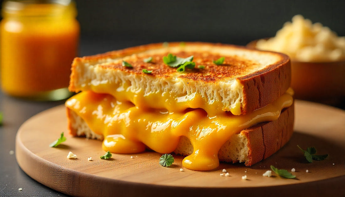 🍽 Amla Chutney Grilled Cheese – Comfort with a Probiotic Kick