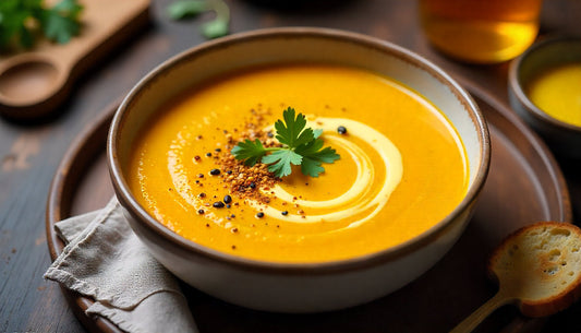 🍼 Golden Turmeric Lentil Soup with A2 Ghee Tadka