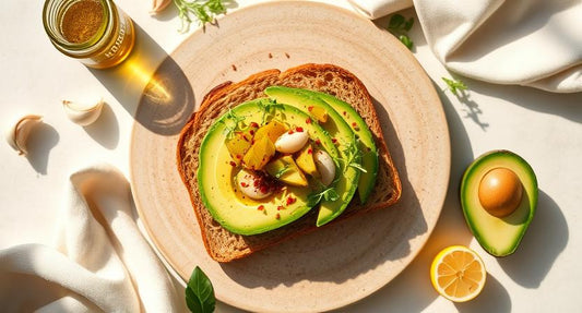 🥑 Avocado Toast with Fermented Garlic Pickle & Microgreens