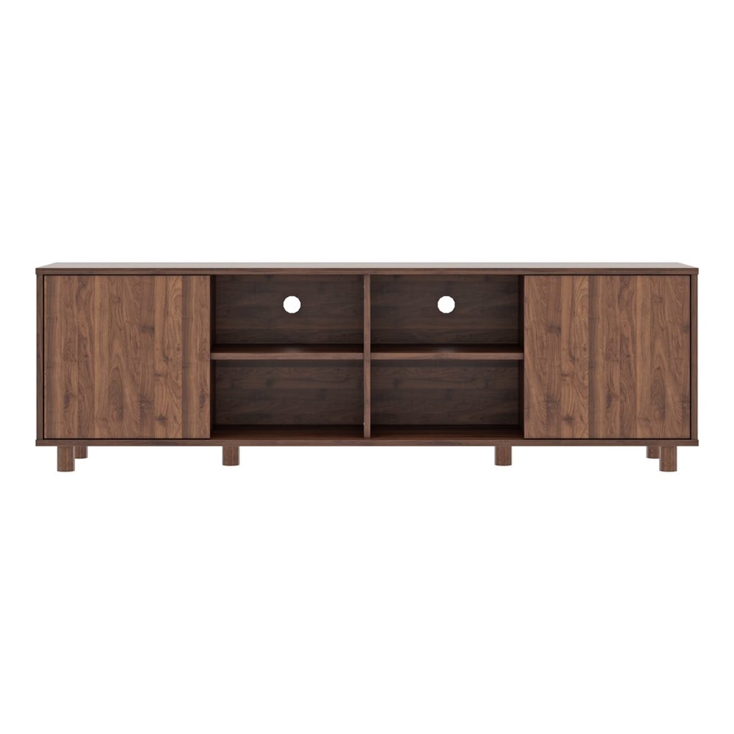 DFOLS Peppa Modern Engineered Wood TV Unit with Storage Cabinet