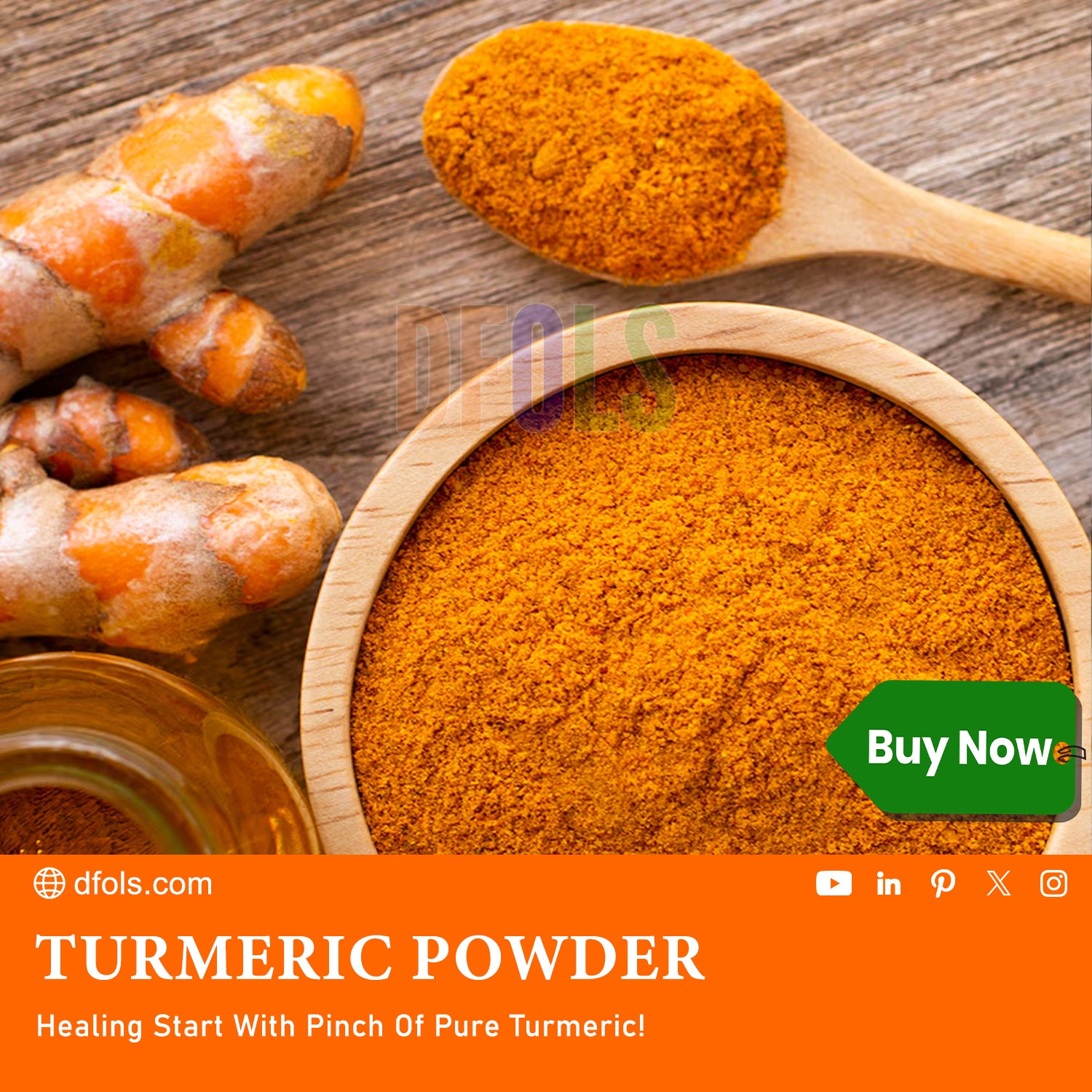 Organic Hibiscus Powder – Skin Brightening, Hair Growth Support, Antioxidant Superfood | Food-Grade, Vegan - DFOLS