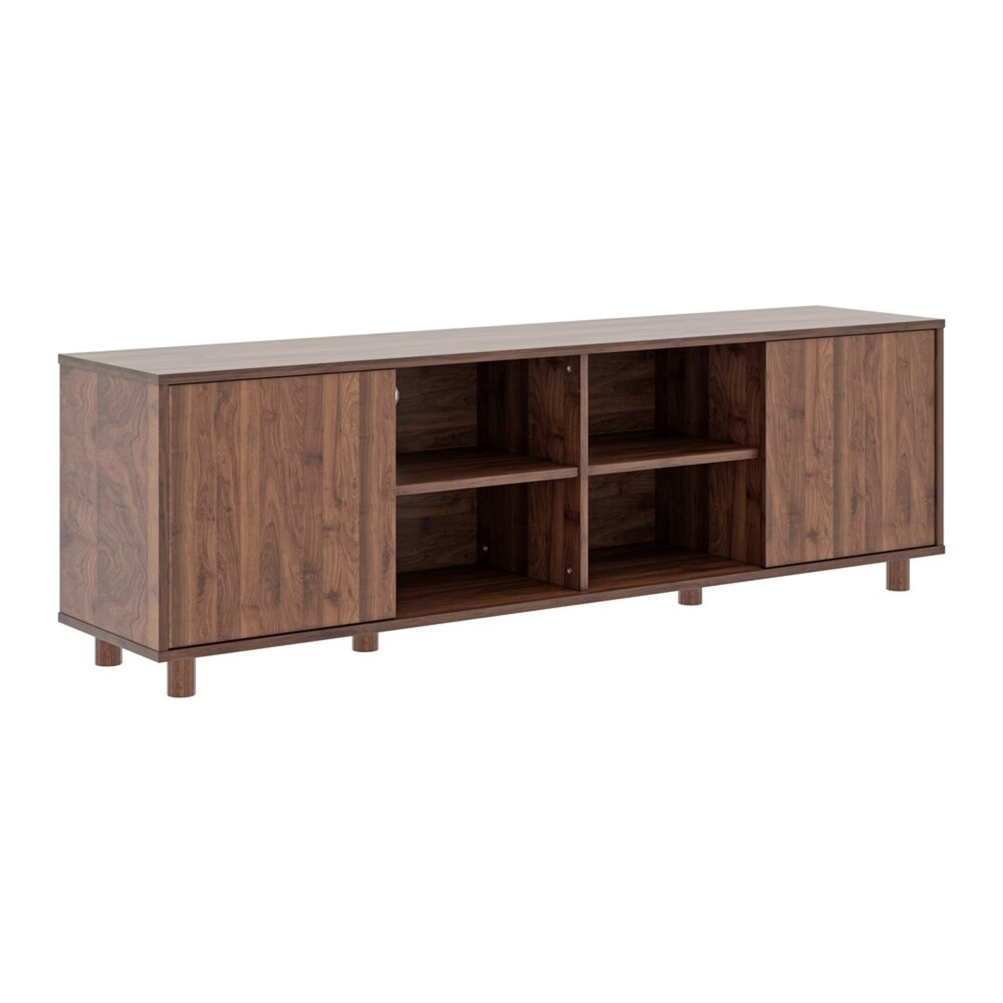 DFOLS Peppa Modern Engineered Wood TV Unit with Storage Cabinet