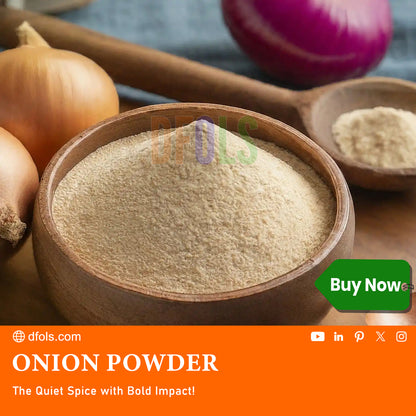 Onion Powder Non GMO, Gluten Free, 100% Raw, Sourced from India, Perfect for Cooking, Seasonings. - DFOLS