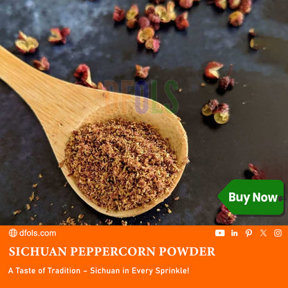 Sichuan Peppercorns , Authentic Szechuan Red Peppercorn, Numbing and Tingle Effect, Less Seeds, Strong Flavor, Essential for Mapo Tofu, Kung Pao Chicken and Asine Cusine. - DFOLS