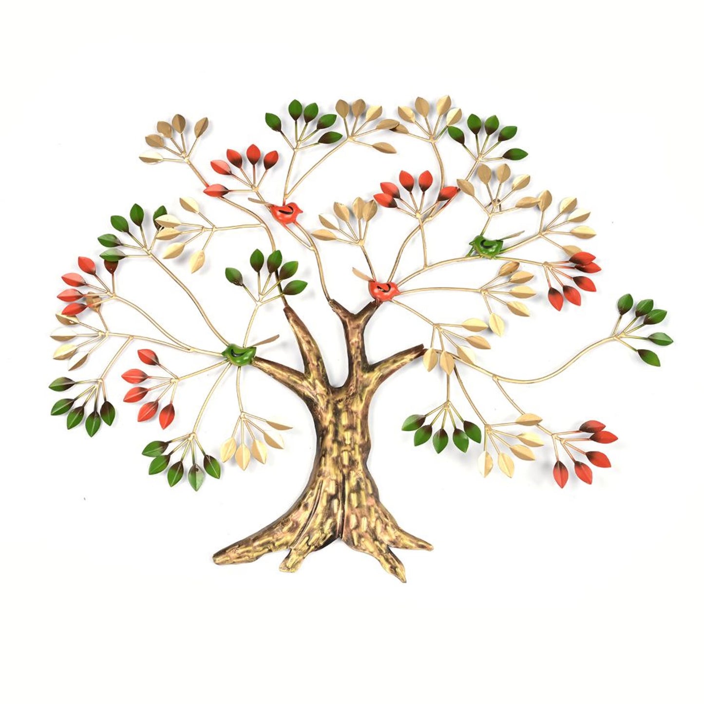 DFOLS Nature Tree Metal Wall Art – Luxury Multicolor Décor