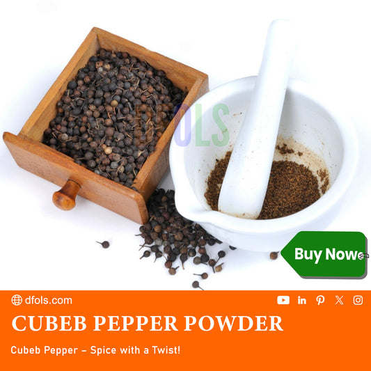 Cubeb Pepper 3.5oz – Premium Grade Java Pepper from Indonesia | Pure, Natural & Gluten-Free | Whole Cubeb Seeds for Cooking, Seasoning & W - DFOLS