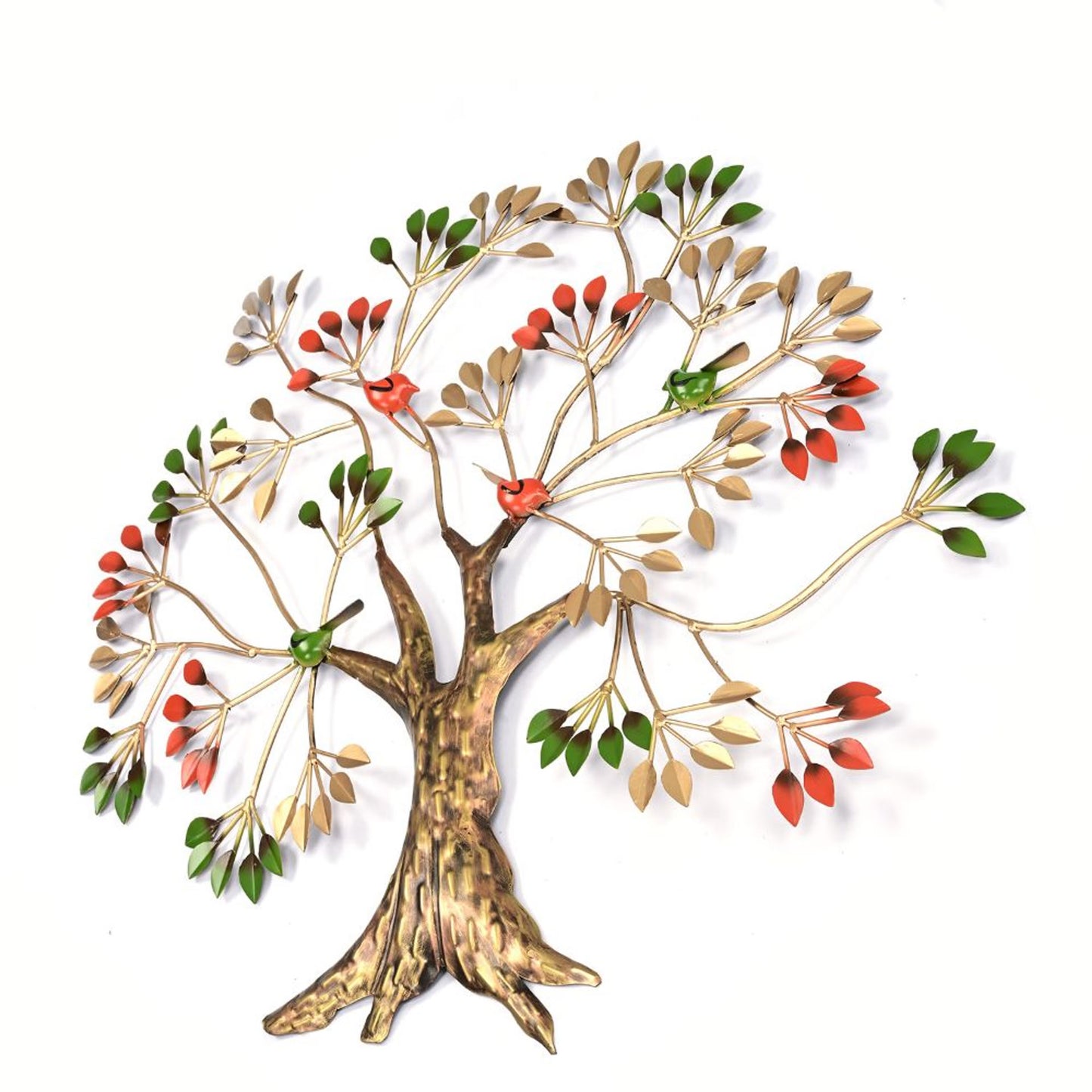 DFOLS Nature Tree Metal Wall Art – Luxury Multicolor Décor