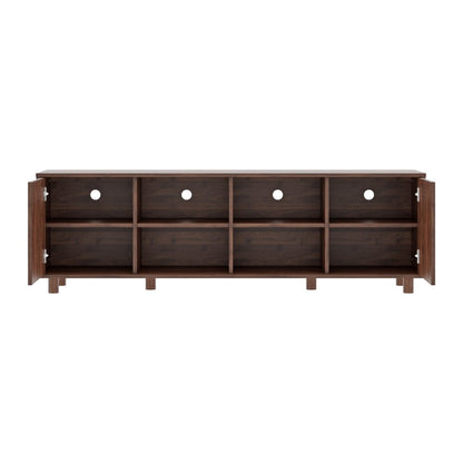 DFOLS Peppa Modern Engineered Wood TV Unit with Storage Cabinet