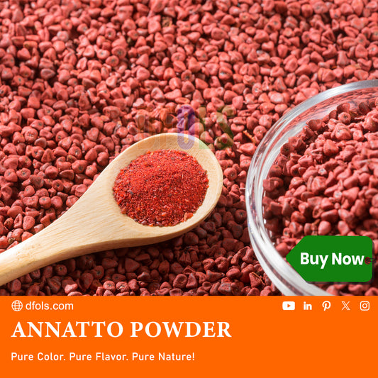 Organic Annatto Seeds | All-Natural Achiote Seeds Spice for Rice, Cheese, Sauces, Achiote Paste, Recado Rojo | Perfect for Meats, Poultry, Fish & Everyday Cooking - DFOLS