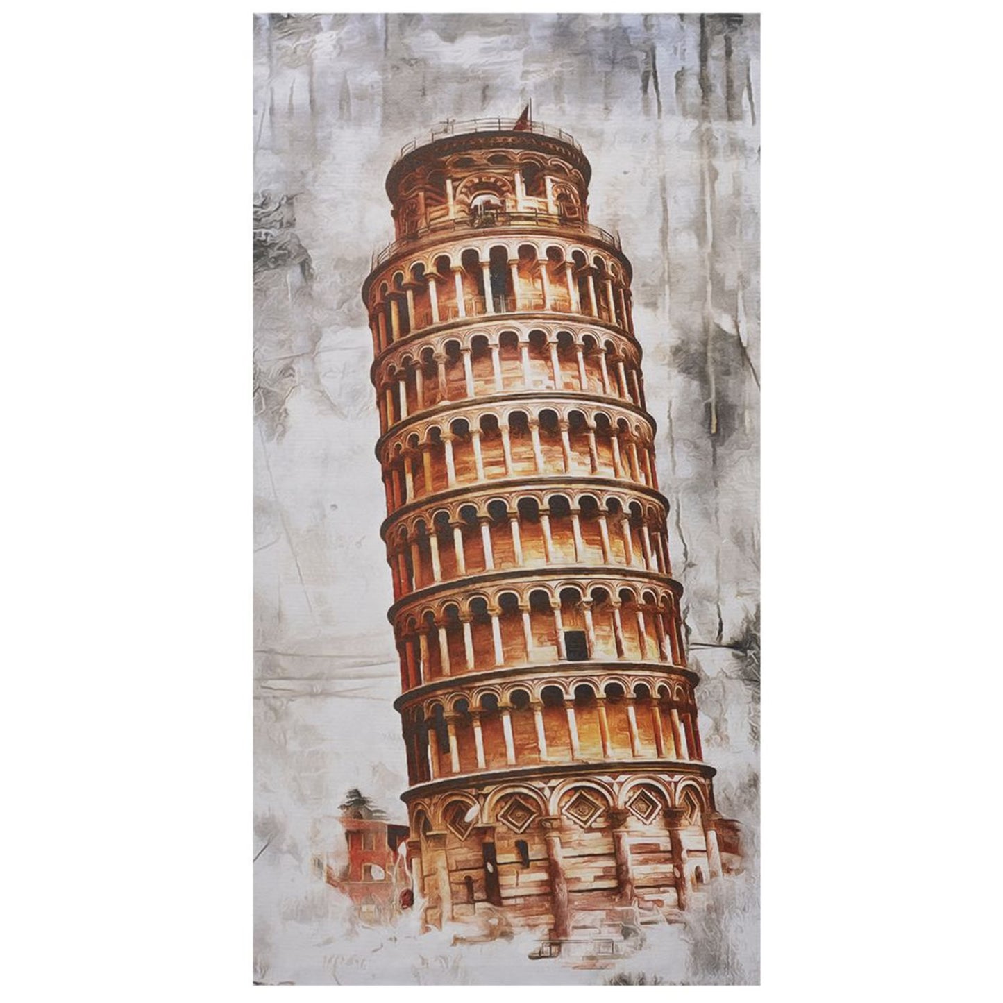 DFOLS Around the World 3 Panel Canvas Wall Painting – Landmark Travel Art