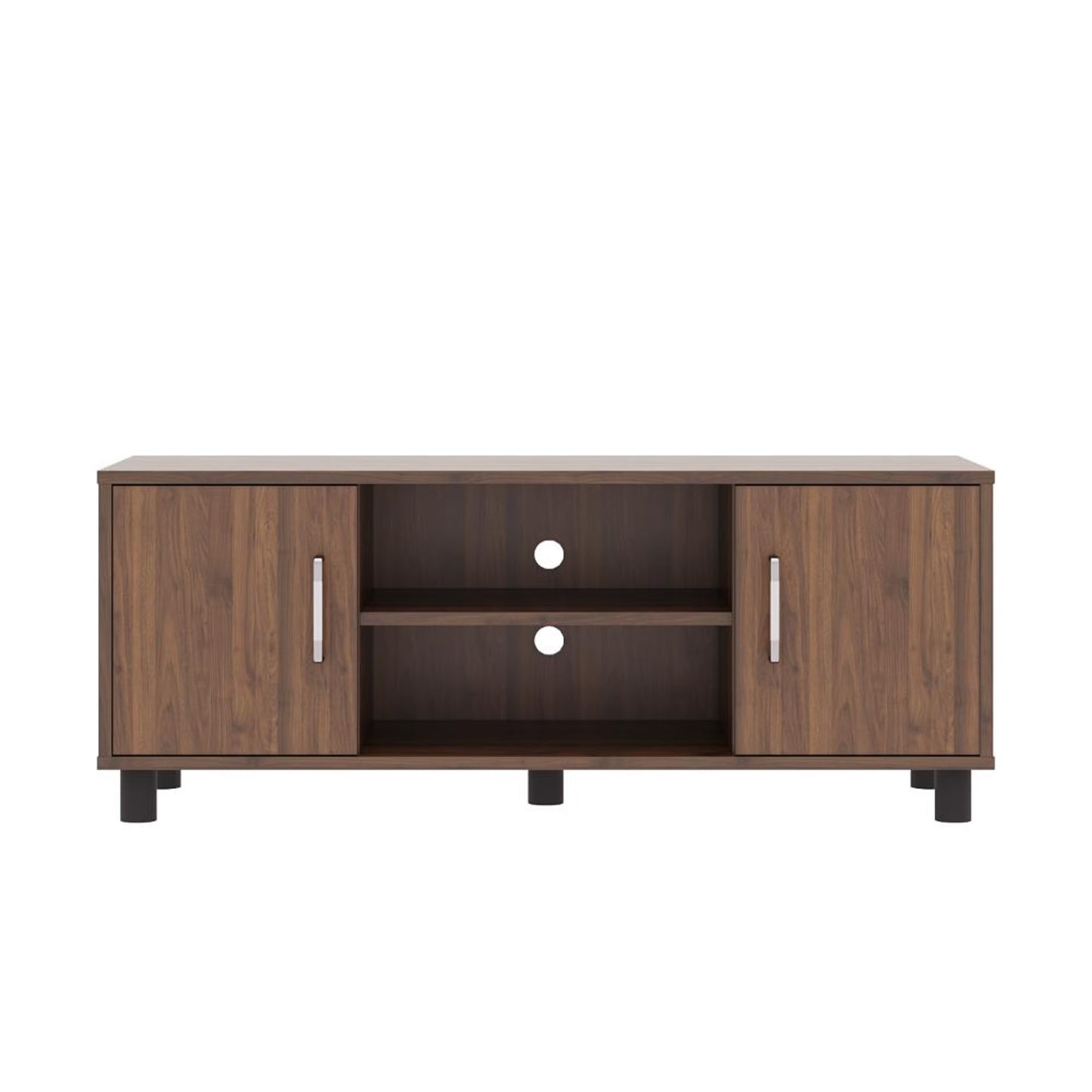 DFOLS Fortnite Modern Engineered Wood TV Unit with Storage Shelves