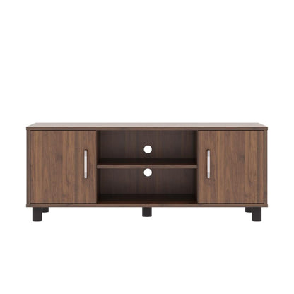 DFOLS Fortnite Modern Engineered Wood TV Unit with Storage Shelves