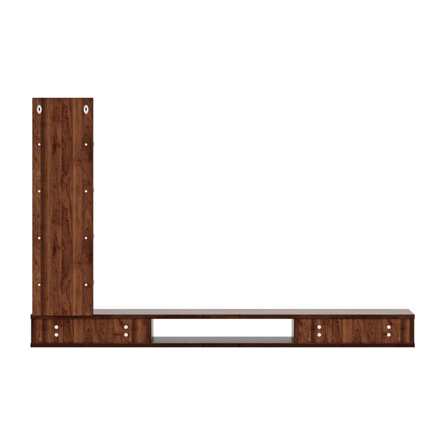 DFOLS Trek Floating Engineered Wood TV Unit with Display Shelf