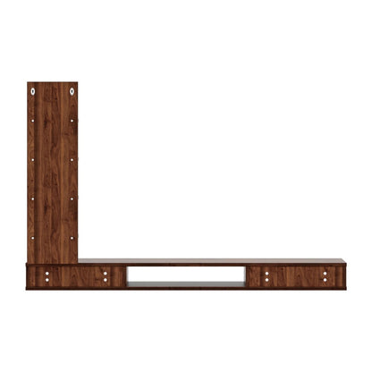 DFOLS Trek Floating Engineered Wood TV Unit with Display Shelf