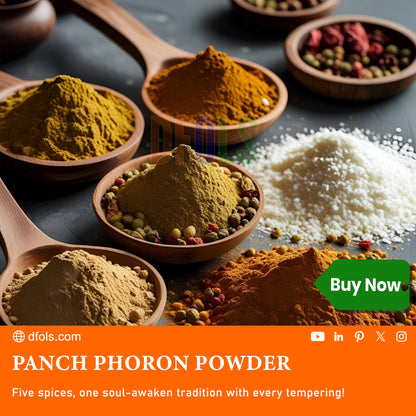 Panch Puran | All Natural Bengali 5-Spice Blend | Vegan, Gluten-Friendly, NON-GMO, Kosher | Authentic Indian Origin Seasoning - DFOLS