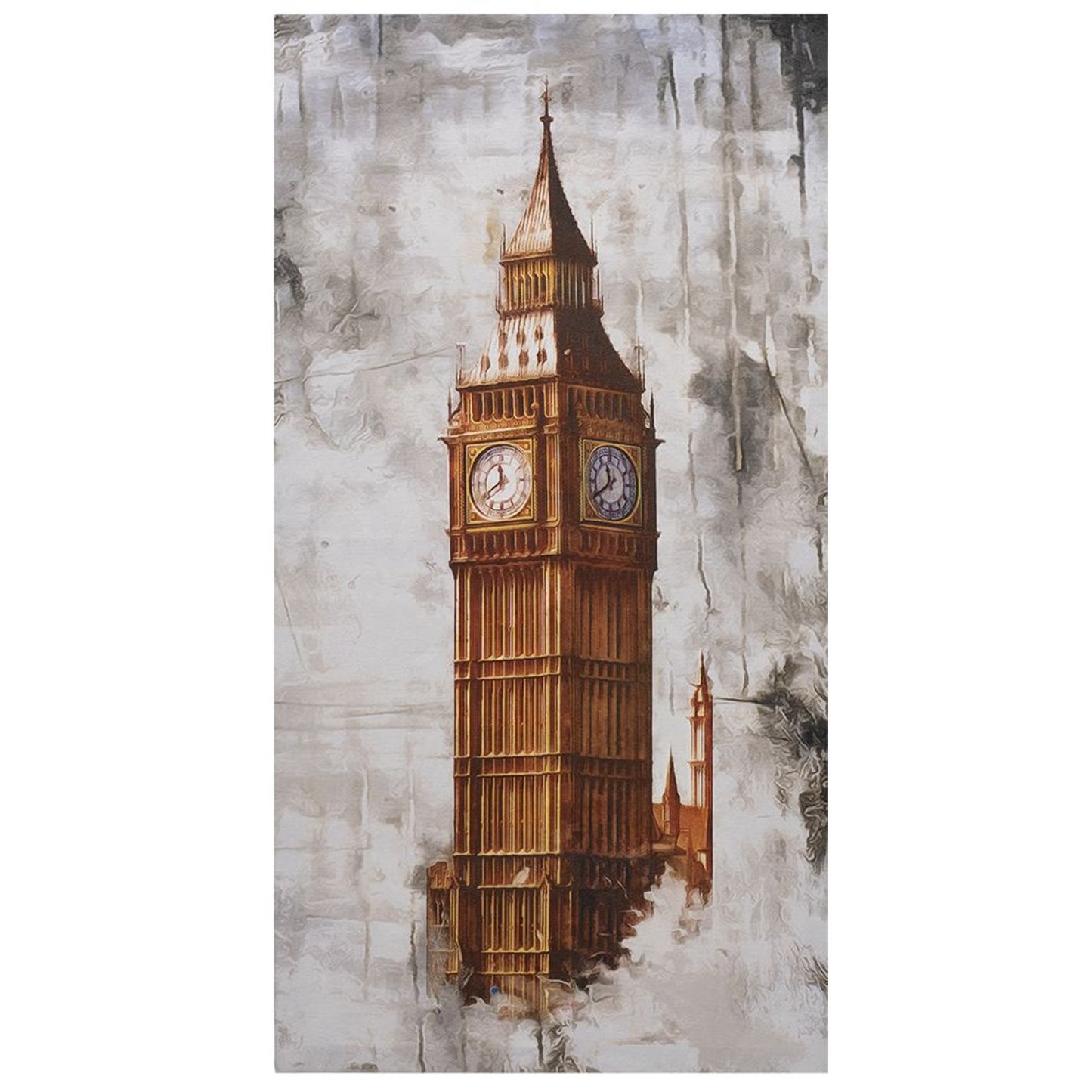 DFOLS Around the World 3 Panel Canvas Wall Painting – Landmark Travel Art