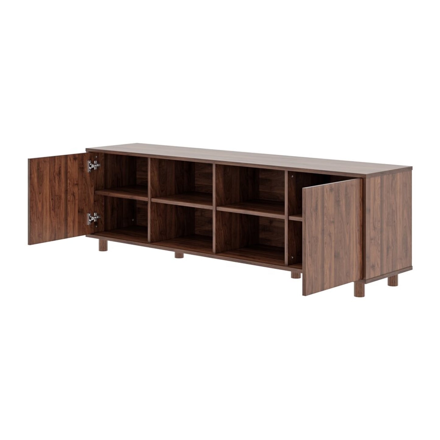 DFOLS Peppa Modern Engineered Wood TV Unit with Storage Cabinet