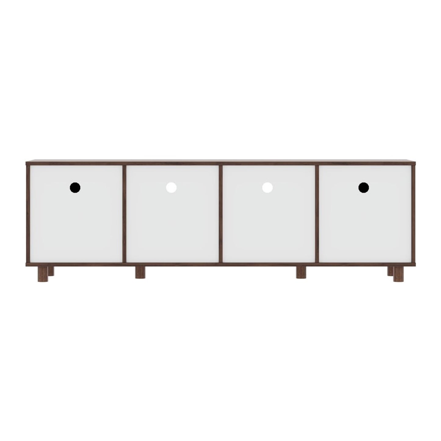 DFOLS Peppa Modern Engineered Wood TV Unit with Storage Cabinet