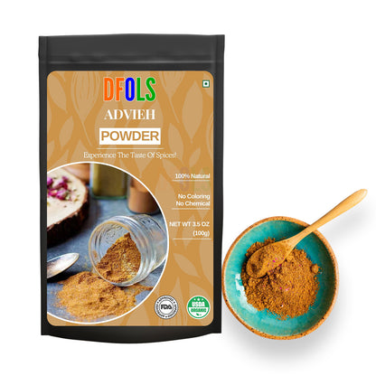 Advieh Seasoning – Premium Persian Spice Blend | Aromatic, Floral & Sweet Flavor | Authentic Middle Eastern Mix for Rice, Stews, Soups, Kebabs & Home Cooking - DFOLS