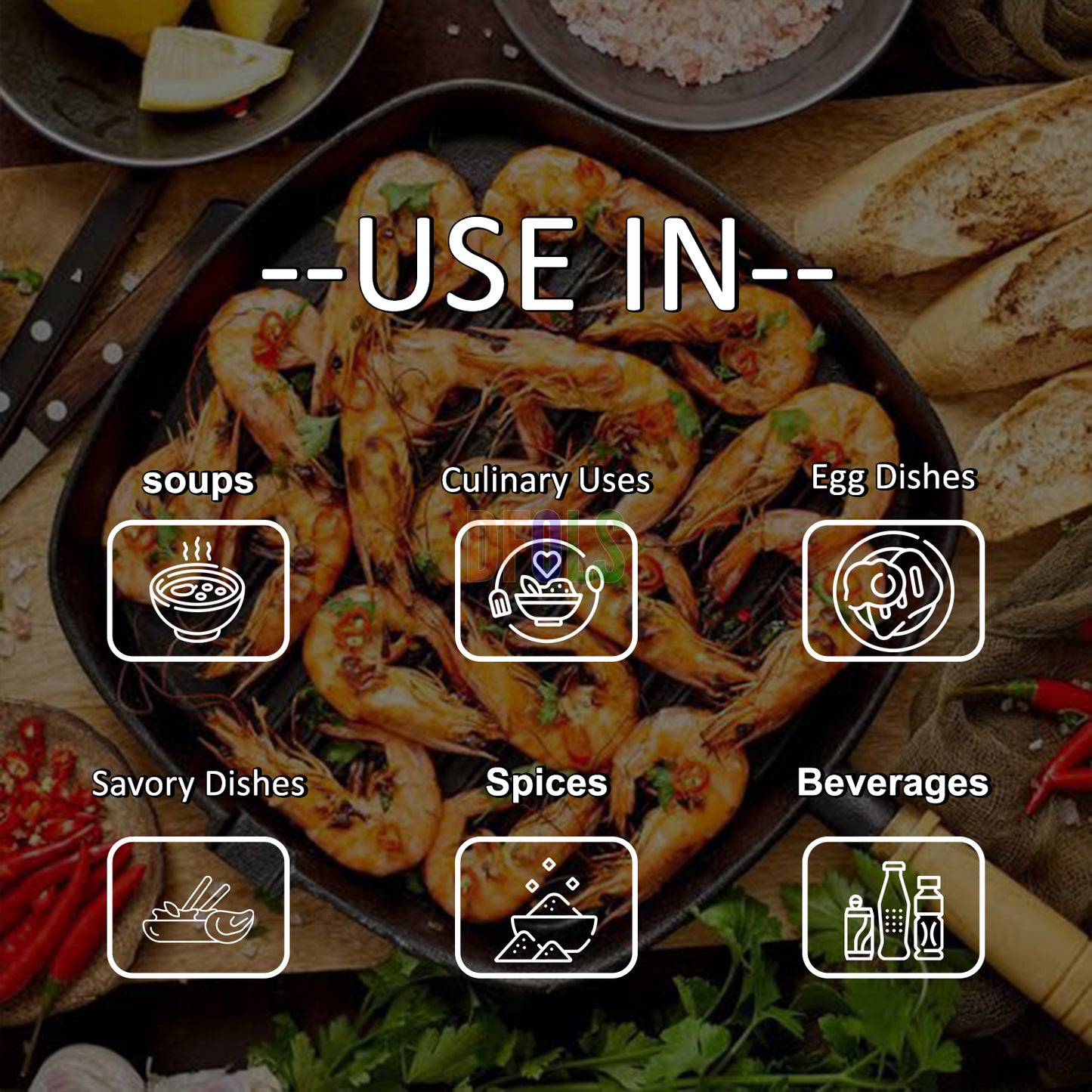 Organic Aleppo Pepper Flakes for Cooking and Food Seasoning - Ideal for Middle Eastern Cuisine - Aleppo Spice - Kosher - DFOLS