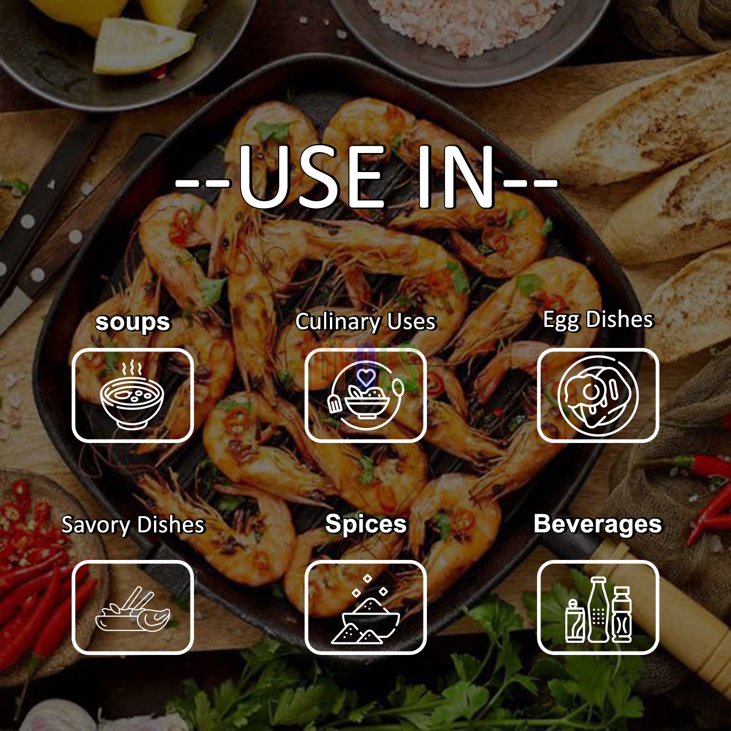 Organic Aleppo Pepper Flakes for Cooking and Food Seasoning - Ideal for Middle Eastern Cuisine - Aleppo Spice - Kosher - DFOLS