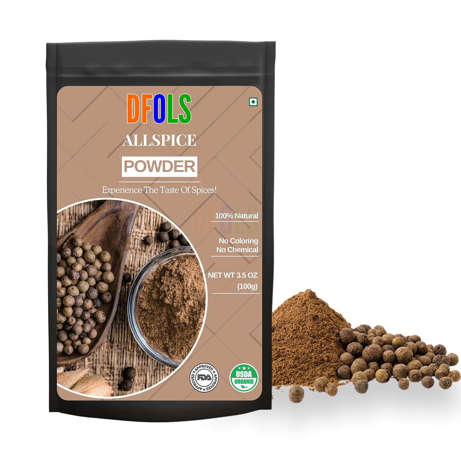 Organic Non-GMO Seasoning | Kosher, Salt-Free, Allergen-Free Spice Blend | Rich Spice Harmony for Everyday Cooking, Grilling, Marinades & Healthy Flavor - DFOLS