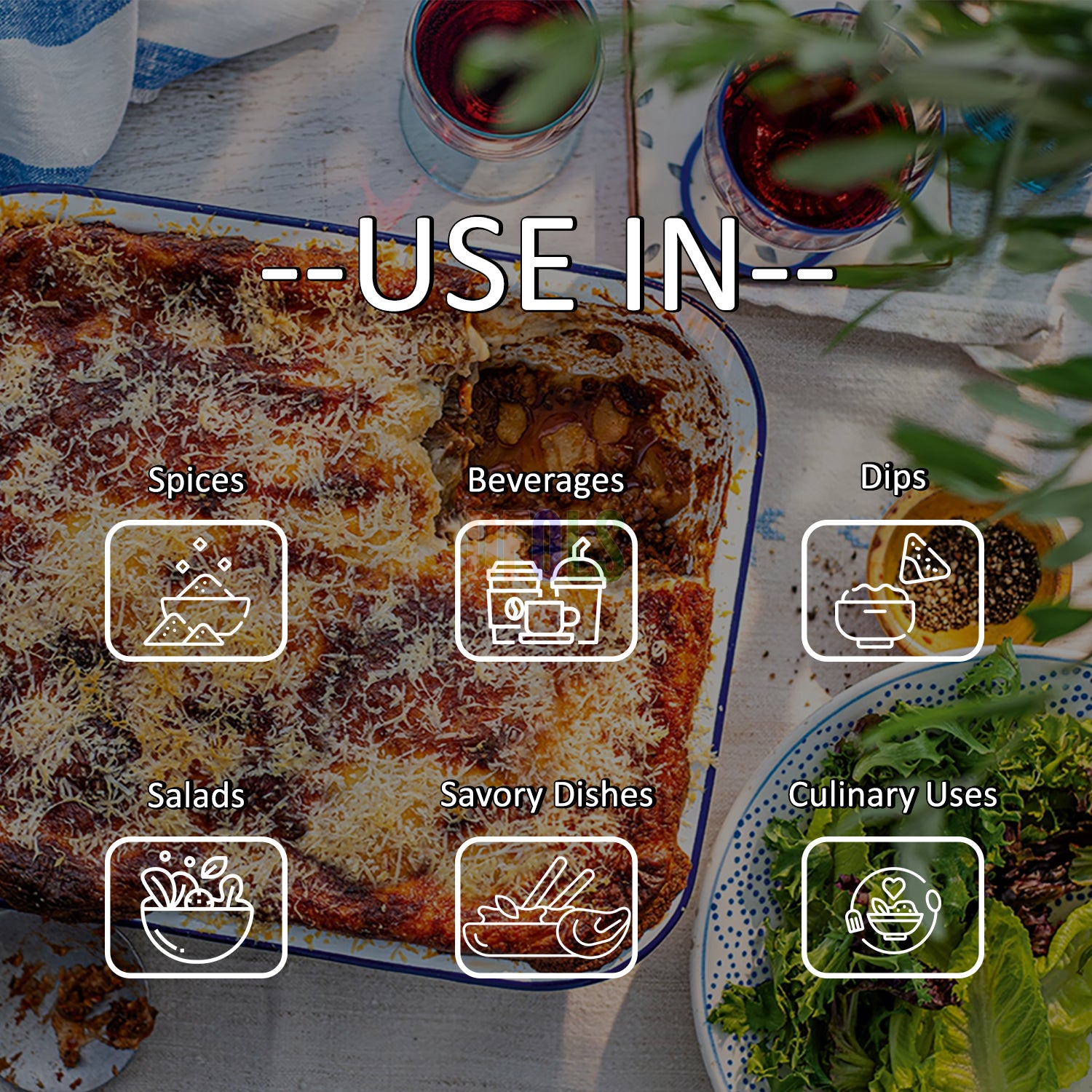 Organic Non-GMO Seasoning | Kosher, Salt-Free, Allergen-Free Spice Blend | Rich Spice Harmony for Everyday Cooking, Grilling, Marinades & Healthy Flavor - DFOLS