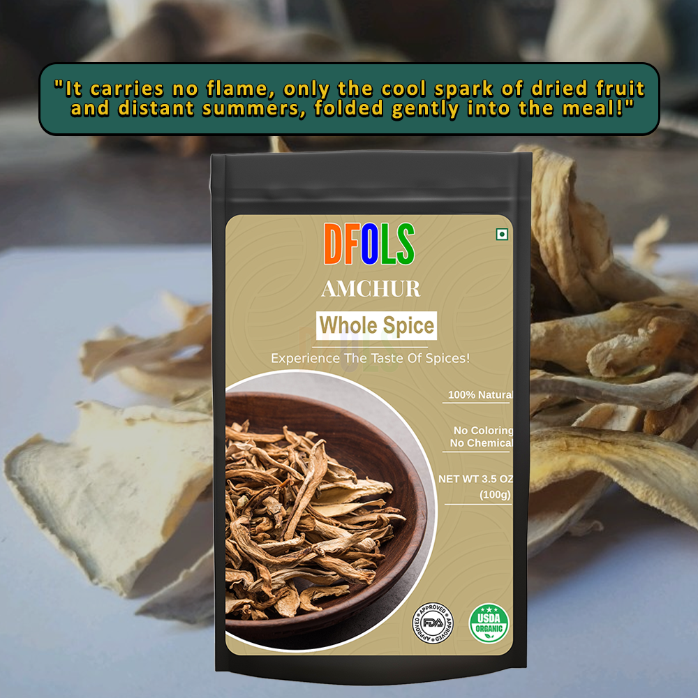 DFOLS Amchur Whole Spice Cooking 0.22lb 3.5oz 100g アムチュールパウダー