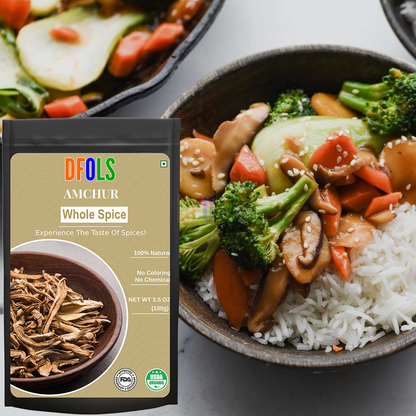 DFOLS Amchur Whole Spice Cooking 0.22lb 3.5oz 100g アムチュールパウダー