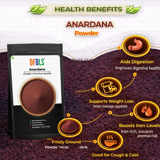 Dfols Anardana Powder 100g (3.5oz / 0.22lb) Pure Natural Spice – アナルダナパウダー