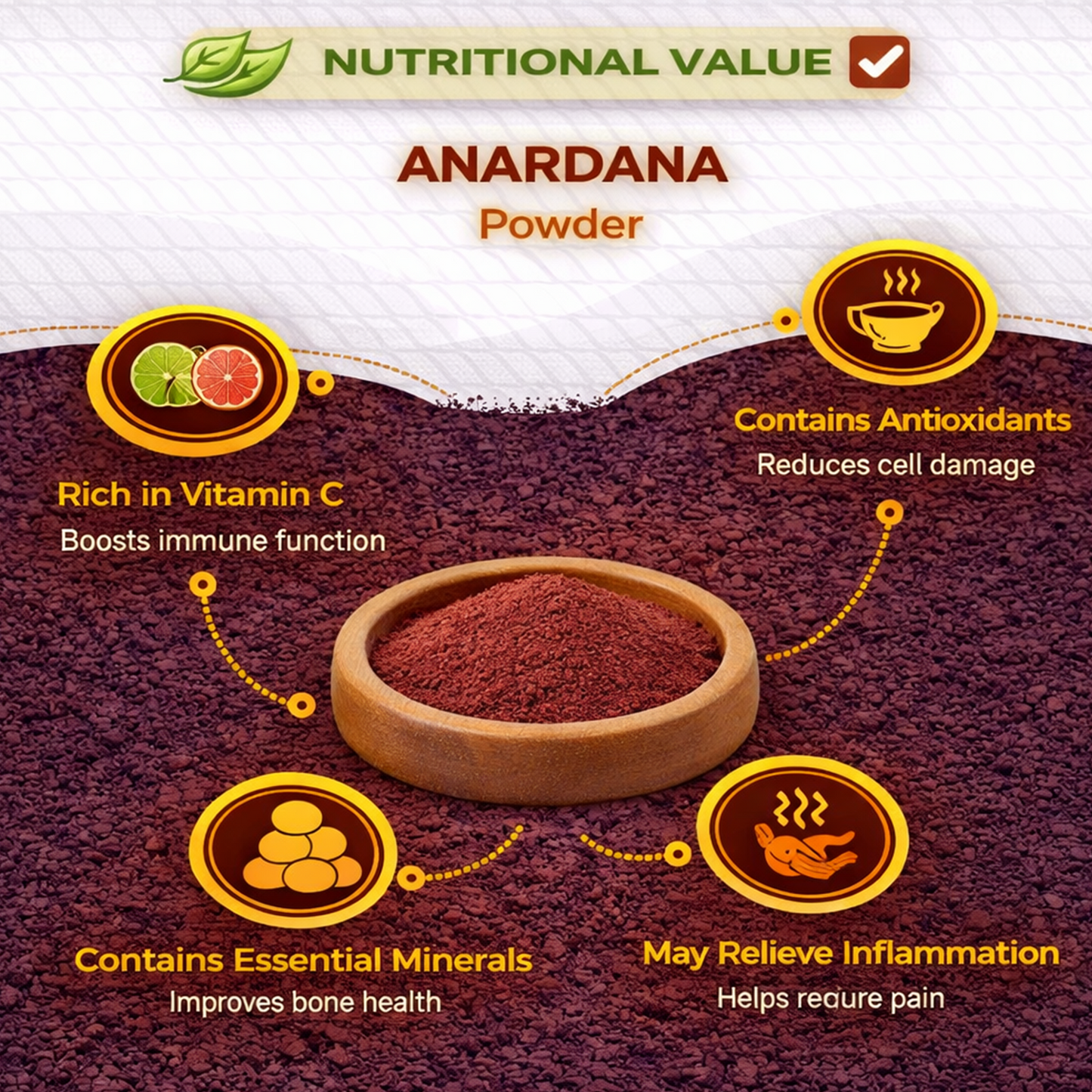 Dfols Anardana Powder 100g (3.5oz / 0.22lb) Pure Natural Spice – アナルダナパウダー