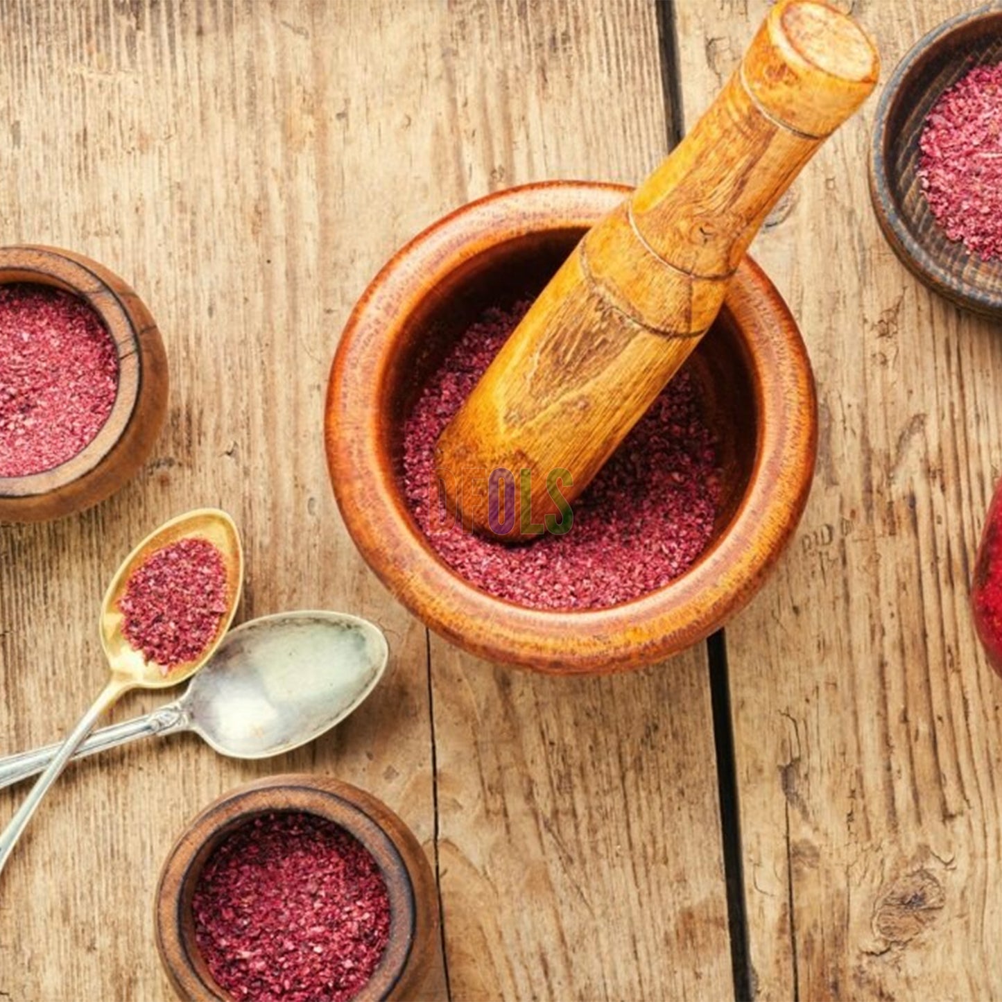 Organic Anardana Powder | Pure & Natural Ground Pomegranate Seeds | Tangy Spice for Cooking, Chutneys, Gravies & Snacks | Enhances Flavor | No Preservatives | Kitchen Essential - DFOLS