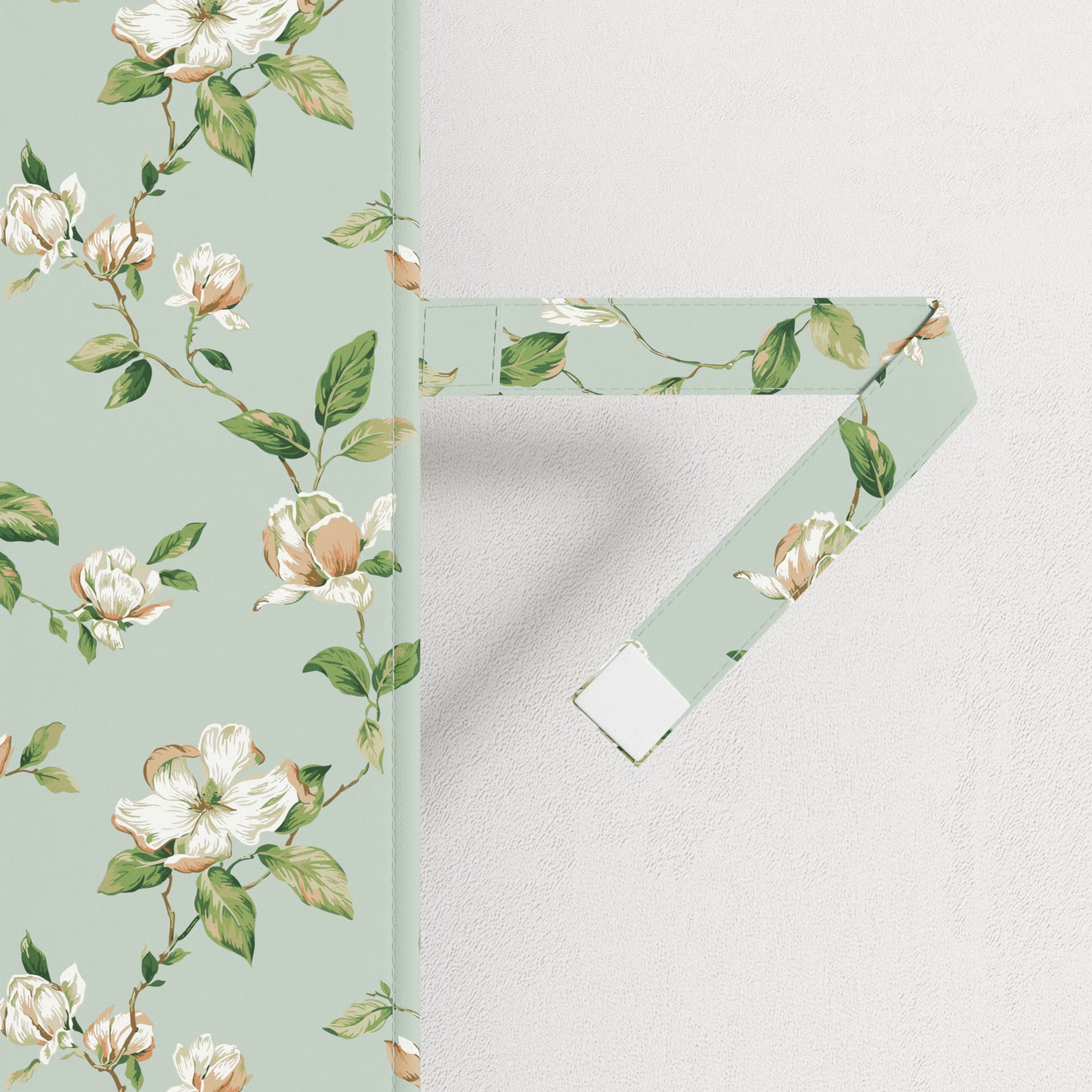 DFOLS Petal Aqua Floral Blackout Curtains – Premium Double Layer Curtain Set