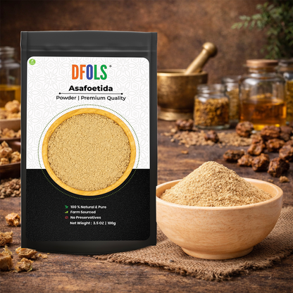 Dfols Asafoetida Powder 100g (3.5oz / 0.22lb) Pure Natural Indian Spice – ヒングパウダー
