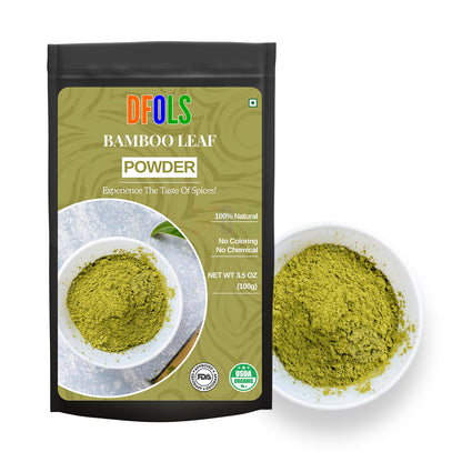 Bamboo Leaf Powder – Natural Detox & Immune Support Supplement | High in Antioxidants, Chlorophyll & Silica | Boosts Vitality, Skin Health & Daily Wellness