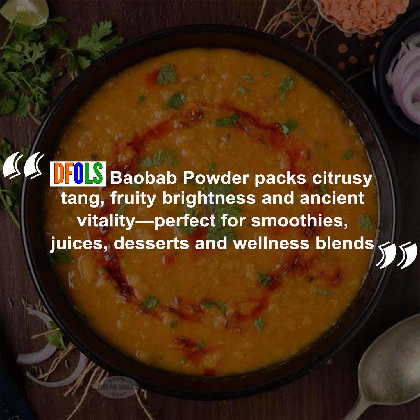 Pure Organic Baobab Powder | Natural Vitamin C Superfood | Rich in Antioxidants & Essential Nutrients | Supports Immunity, Digestion, Energy & Skin Health | Gluten-Free | Vegan